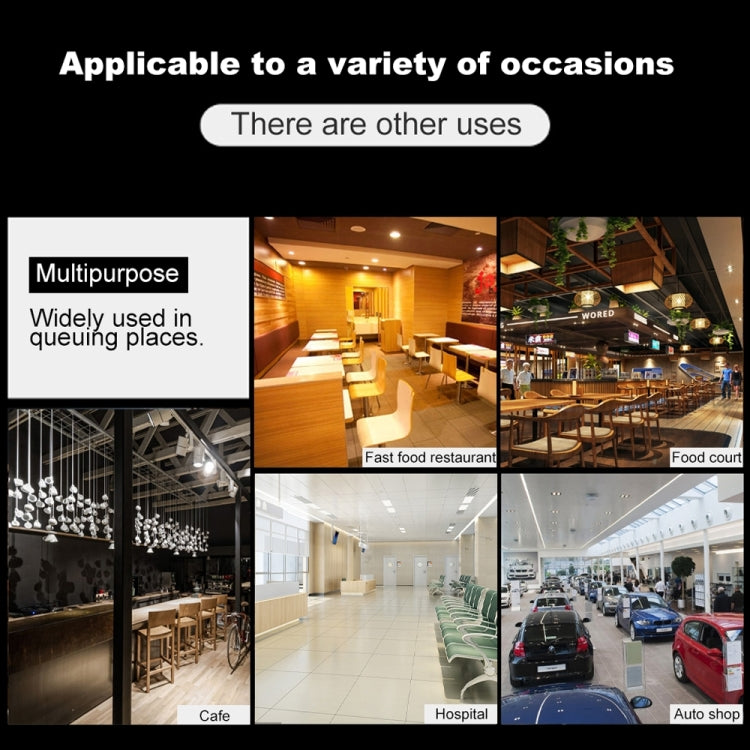QC100 999 Channel Restaurant Wireless Paging Queuing Calling System with 20 Call Coaster Pagers, EU Plug QC100 999 Channel Restaurant Wireless Paging Queuing Calling System with 20 Call Coaster Pagers, EU Plug